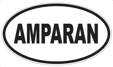 AMPARAN - Oval Magnet