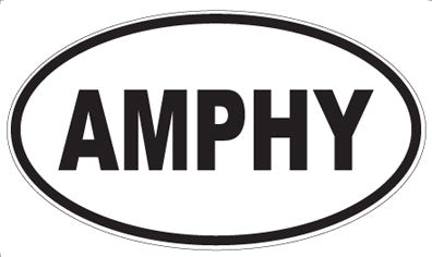 AMPHY - Oval Sticker