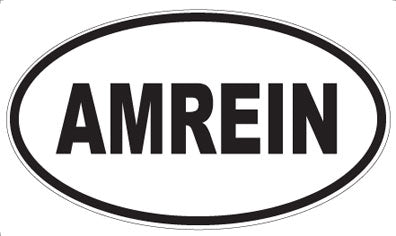 AMREIN - Oval Sticker