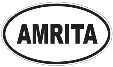 AMRITA - Oval Sticker