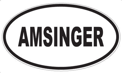 AMSINGER - Oval Magnet