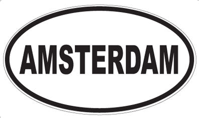 AMSTERDAM - Oval Magnet