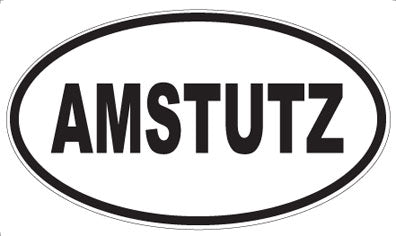 AMSTUTZ - Oval Sticker