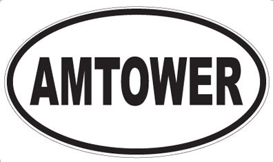 AMTOWER - Oval Sticker