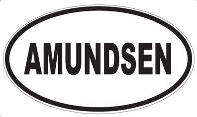 AMUNDSEN - Oval Sticker