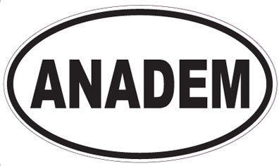 ANADEM - Oval Sticker