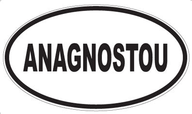 ANAGNOSTOU - Oval Magnet