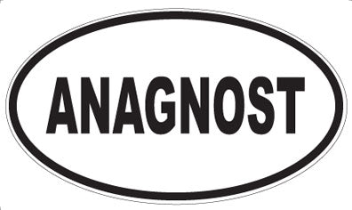 ANAGNOST - Oval Magnet