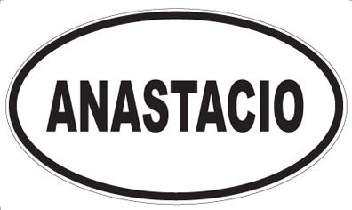 ANASTACIO - Oval Magnet