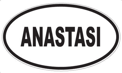 ANASTASI - Oval Magnet
