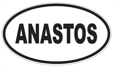 ANASTOS - Oval Magnet