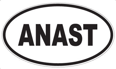 ANAST - Oval Magnet