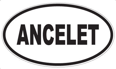 ANCELET - Oval Magnet