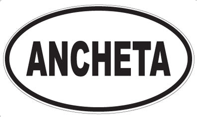 ANCHETA - Oval Sticker