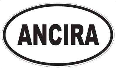 ANCIRA - Oval Magnet