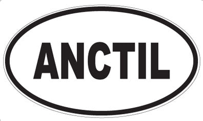 ANCTIL - Oval Sticker