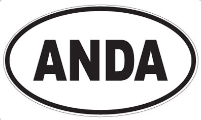 ANDA - Oval Sticker