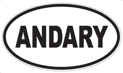 ANDARY - Oval Sticker