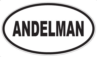 ANDELMAN - Oval Magnet