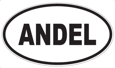 ANDEL - Oval Magnet