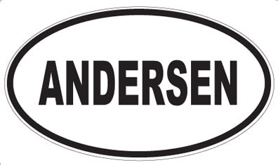 ANDERSEN - Oval Magnet