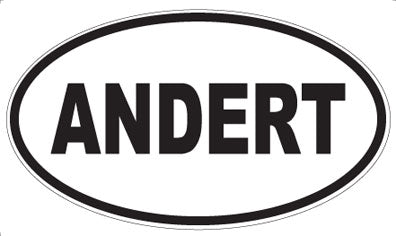 ANDERT - Oval Magnet