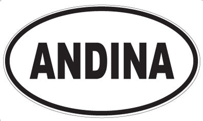 ANDINA - Oval Sticker