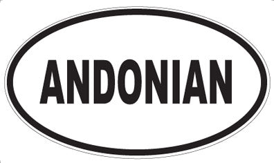 ANDONIAN - Oval Magnet