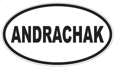 ANDRACHAK - Oval Magnet
