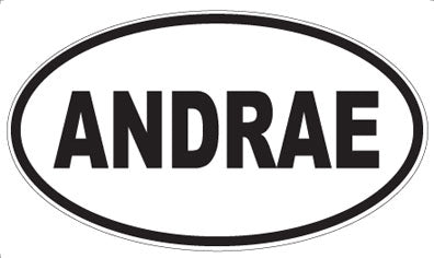 ANDRAE - Oval Sticker