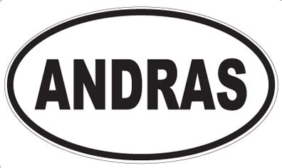 ANDRAS - Oval Magnet