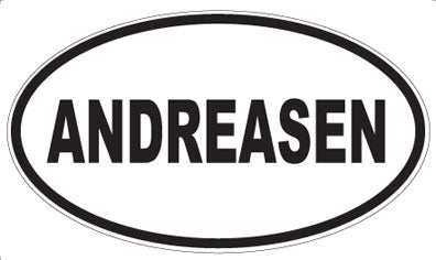 ANDREASEN - Oval Magnet