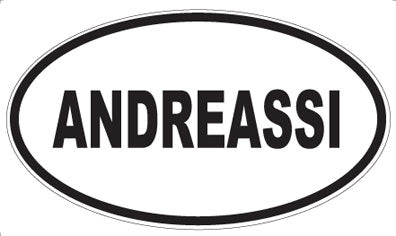ANDREASSI - Oval Magnet