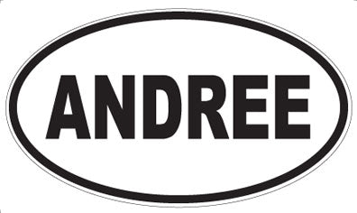 ANDREE - Oval Magnet