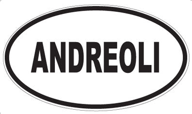 ANDREOLI - Oval Magnet