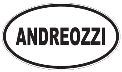 ANDREOZZI - Oval Magnet