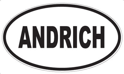 ANDRICH - Oval Sticker