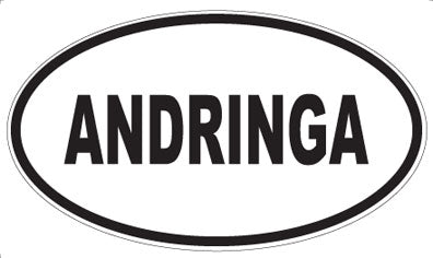 ANDRINGA - Oval Sticker