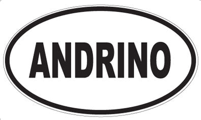 ANDRINO - Oval Sticker