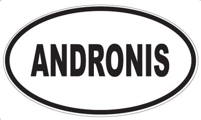 ANDRONIS - Oval Sticker