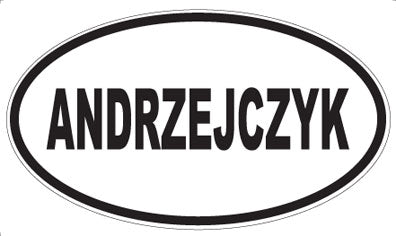 ANDRZEJCZYK - Oval Magnet