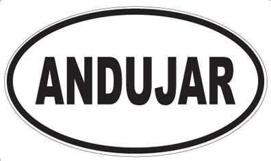 ANDUJAR - Oval Magnet
