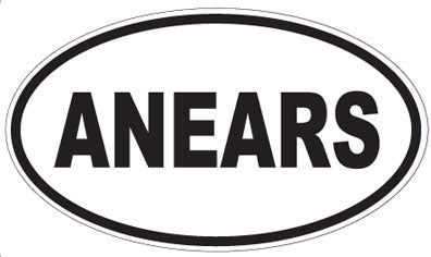 ANEARS - Oval Sticker