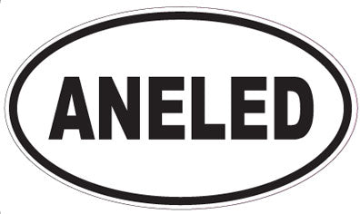ANELED - Oval Sticker