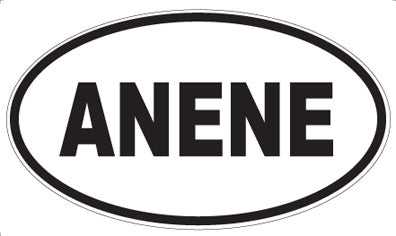 ANENE - Oval Sticker