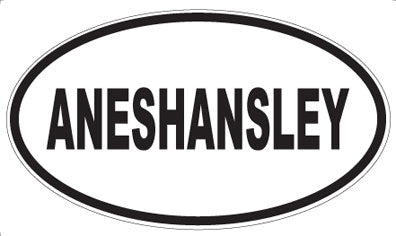 ANESHANSLEY - Oval Magnet