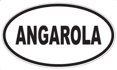 ANGAROLA - Oval Sticker
