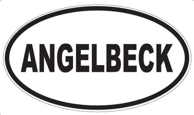 ANGELBECK - Oval Sticker