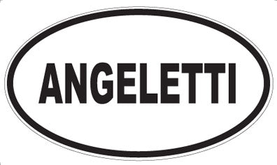 ANGELETTI - Oval Magnet