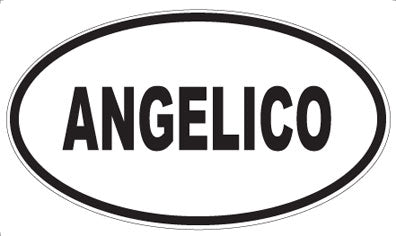 ANGELICO - Oval Sticker